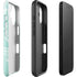 Mint Marbling iPhone 16 Plus Impact Case